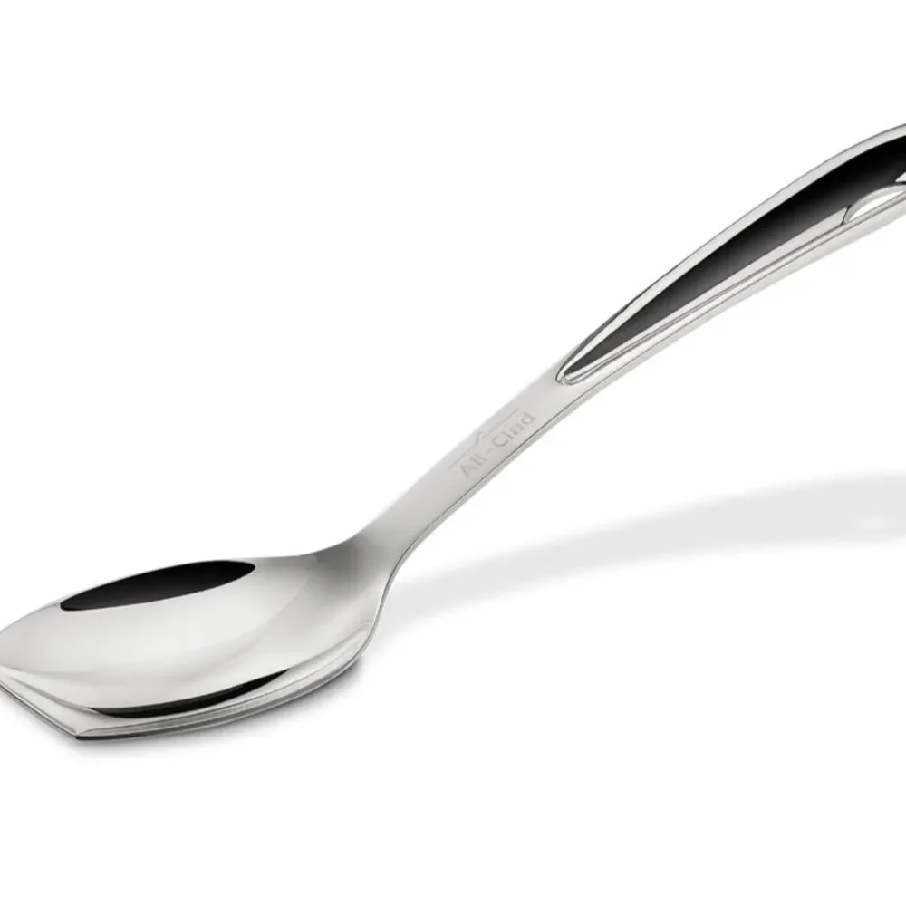 All Clad Cook & Serve Stainless Steel Solid Spoon